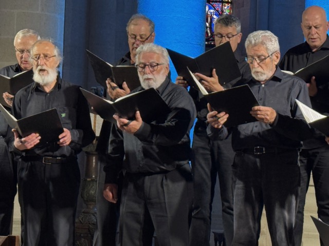 Agur Jaunak par les ensembles vocaux Aquistriae de Guîtres et de la Dronne, le 22 juin à l'Abbatiale