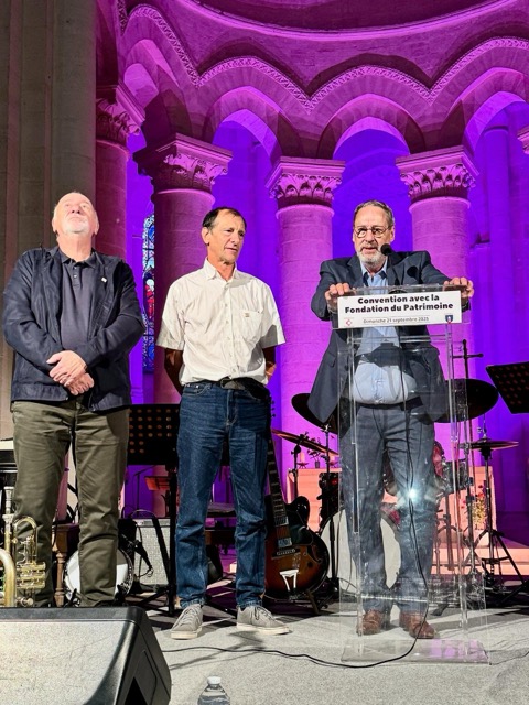 Signature de la convention avec la Fondation du Patrimoine