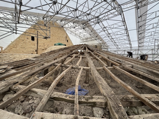 Chantier de l'Abbatiale: nouvelle phase autour du chœur